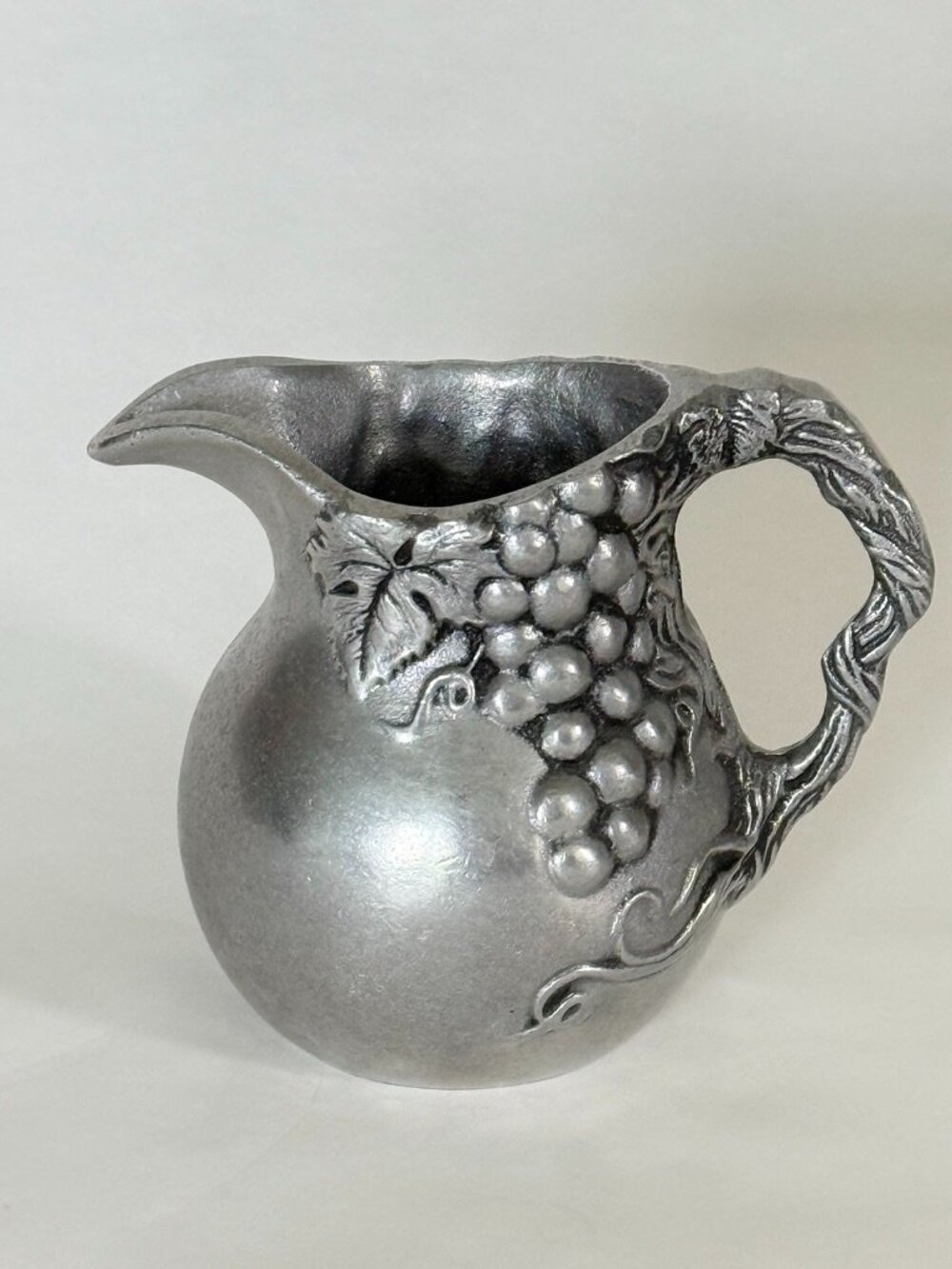 VINTAGE CARSON Statesmetal "Vineyard Elegance" Creamer Pitcher